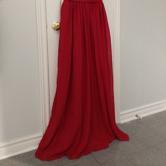 Bridal Glee Cherry Bridesmaid Gown - Picture 6 of 6